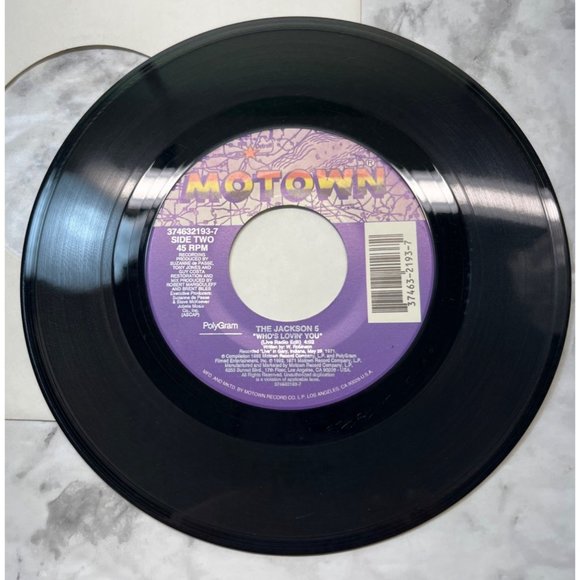 Boyz II Men Still of the Nite / Jackson 5 Who's Lovin You 45 R&B Soul Motown - Picture 6 of 6